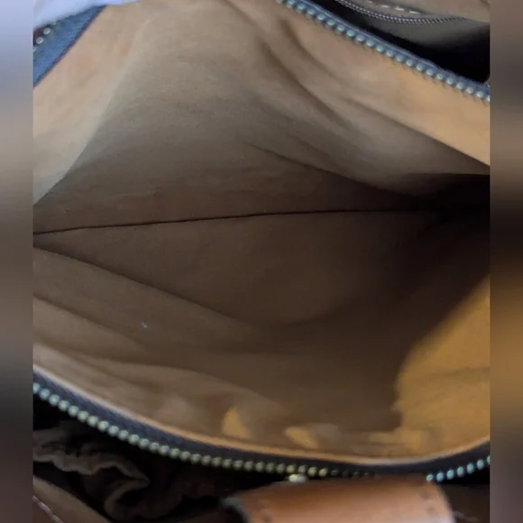 Patricia Nash Tote Drawstring Whitney English Garden Map British Tan - Picture 15 of 15